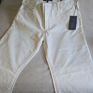 NYDJ Women's White Capri